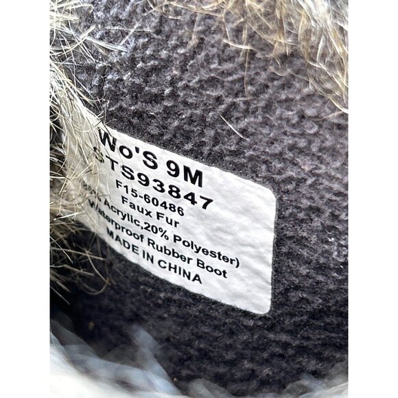 Sperry Womens Size 9 Duck Boots With Faux Fur Trim & Lace-Up Closure - Picture 8 of 9